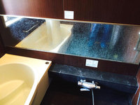 浴室クリーニング　水垢・石鹸カス汚れの確認　鹿児島市　